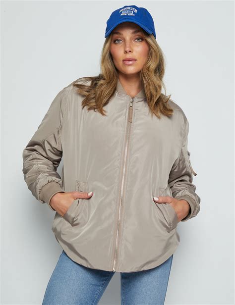 how to wear oversized bomber jacket|relaxed bomber jacket women's.